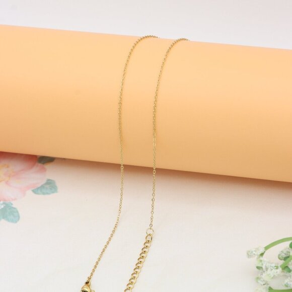 Gold Plated Star Pendant Necklace with Crystal Accent, XPNL0374 - Picture 11 of 14